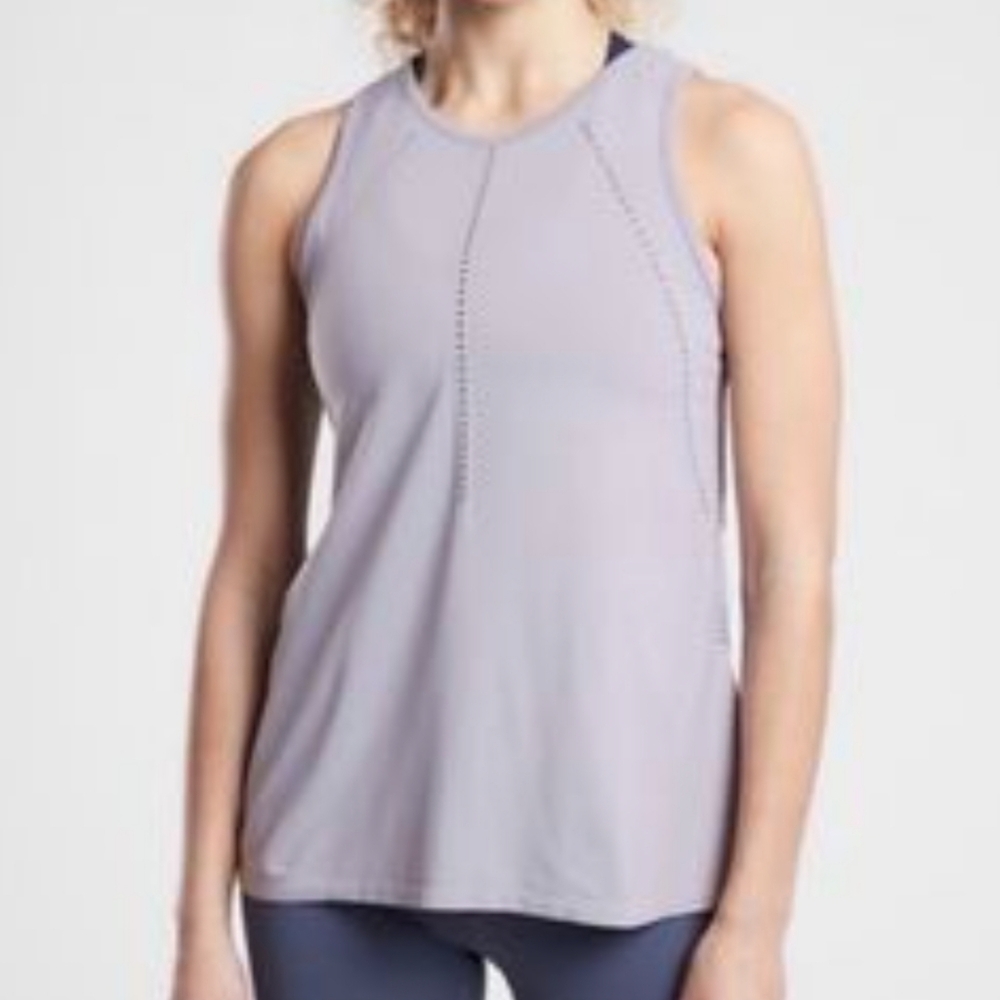 Athleta Purple Sleeveless Tank Top